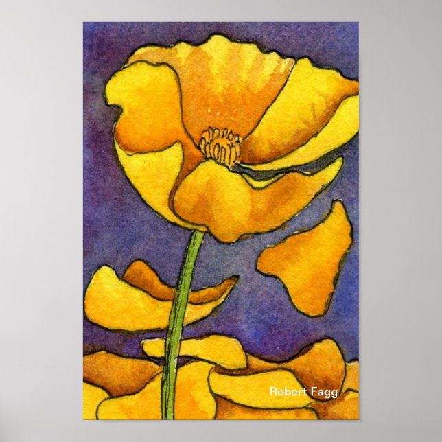 Pansy #4 Art Print Poster (Vorne)