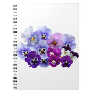 Pansy Abgeschieden Violett Nature Blume Violet Fam Notizblock