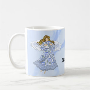 Pansy angel kaffeetasse