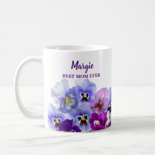 Pansy Beste Mama je Tasse Mutter Geschenke Idee