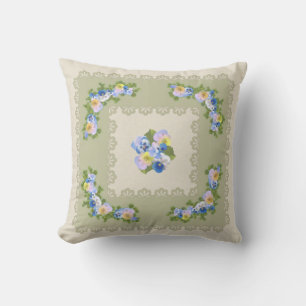 Pansy Blume Kissen