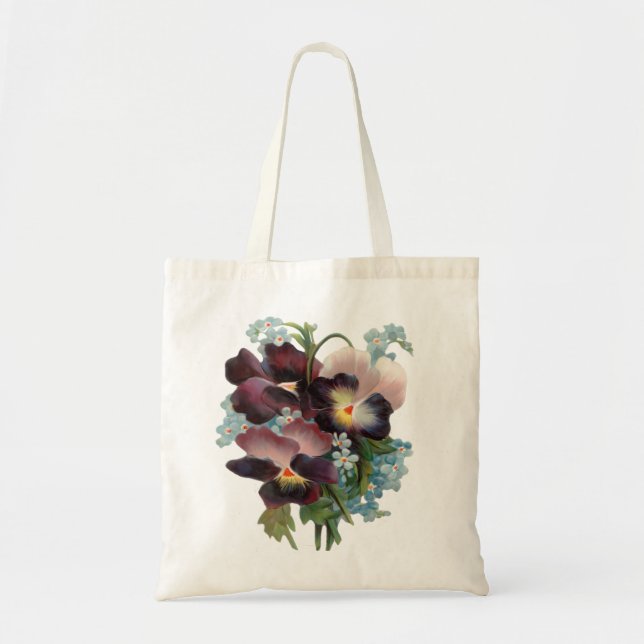 Pansy Bouquet Tragetasche (Vorne)