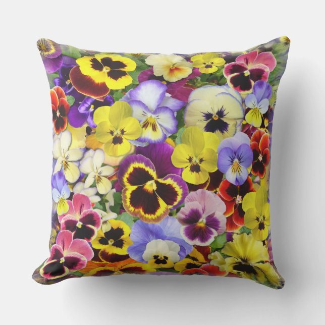 Pansy Cascade Kissen (Vorderseite)