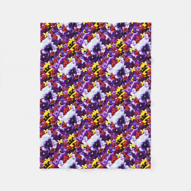 Pansy Celebration, Fleecedecke (Vorderseite)