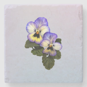 Pansy Duo Steinuntersetzer