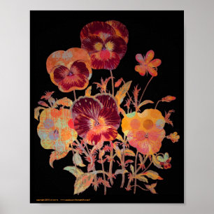 Pansy Exotica 8x10 Plakat