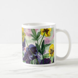Pansy-Feld Kaffeetasse