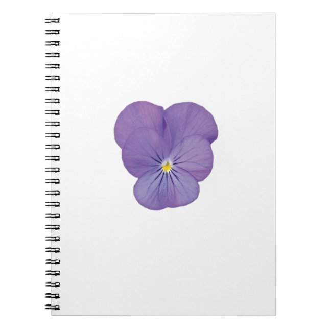Pansy Focus Floral Notebook Notizblock (Vorderseite)