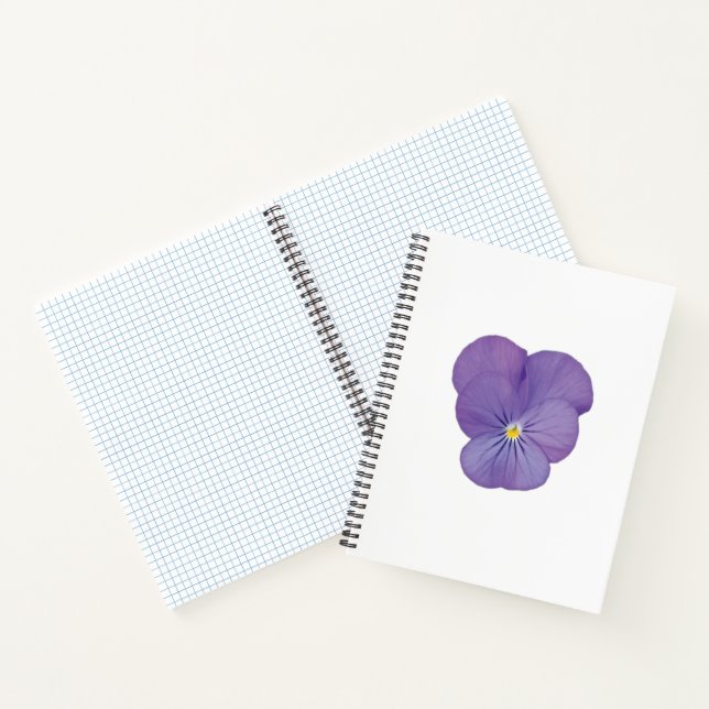 Pansy Focus Floral Notebook Notizbuch (Innenseite)