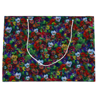 Pansy Gift bag (rot) Große Geschenktüte