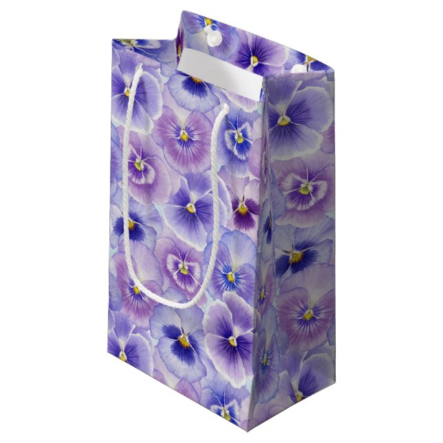 Pansy Kleine Geschenktüte (Vorderseite Schrägansicht)