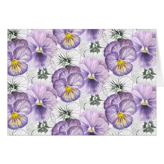 Pansy motif (Devant horizontal)