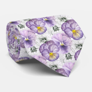 Pansy-Muster Krawatte