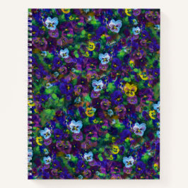 Pansy-Notebook (Lila Ausgabe) Notizbuch