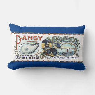 Pansy Oysters Lumbar Coussin