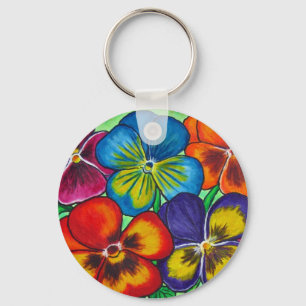 Pansy-Parade-Schlüsselkette Schlüsselanhänger