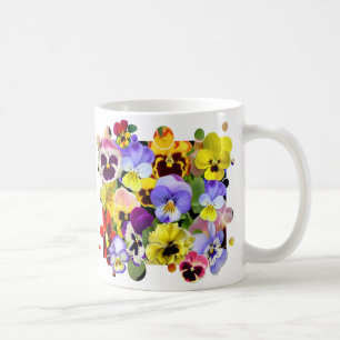 Pansy Patchwork Kaffeetasse