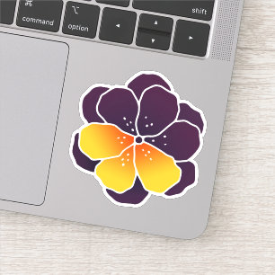 Pansy Power Aufkleber
