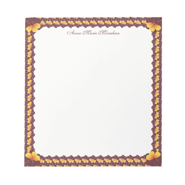 Pansy Power Notizblock (Vorderseite)