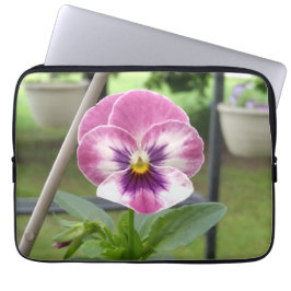 Pansy Tablet Case (rosa und Lila)