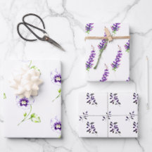 Pansy und Lavendel Sortiment von Schleifpapier