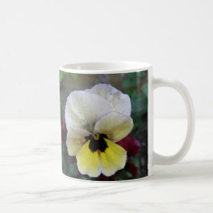 Pansy Weiß und Gelb Tasse
