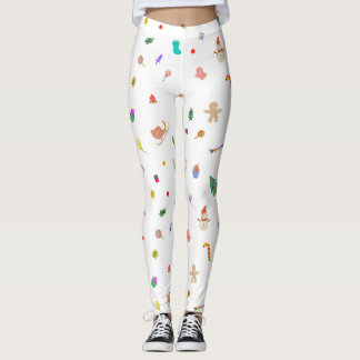 Pantalon de Noël pour femmes en leggings festifs