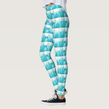 Pantalon de yoga turquoise Leggings