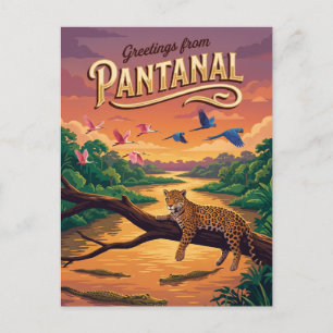 Pantanal Brasilien Postkarte