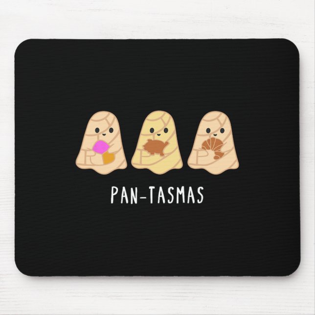 Pantasmas Ghost Funny Spooky Conchas Mexican Ghost Mousepad (Vorne)