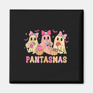 Pantasmas Ghost Funny Spooky Conchas Mexican Hallo Magnet