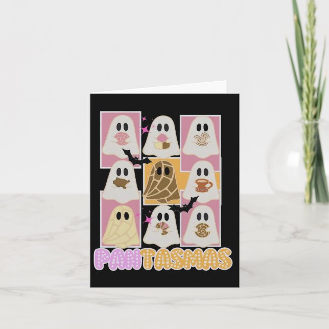 Pantasmas Pan Dulce Ghost Spanisch Mexikanisches H Karte (Vorderseite)