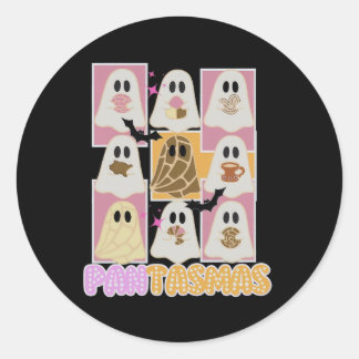 Pantasmas Pan Dulce Ghost Spanisch Mexikanisches H Runder Aufkleber