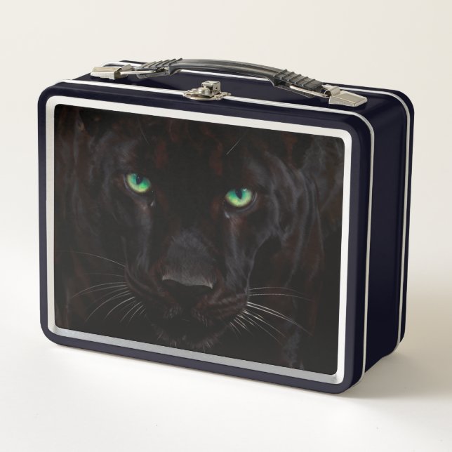 Panter eyes metall brotdose (Vorderseite)