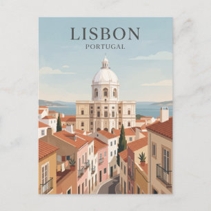 Pantheon Alfama Portugal Postkarte