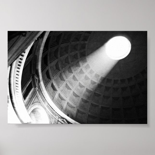 Pantheon Ceiling - Rom, Italien Poster (Vorne)