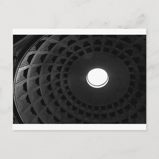 Pantheon Dom Postkarte (Vorderseite)