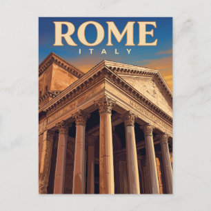 Pantheon Italien Postkarte