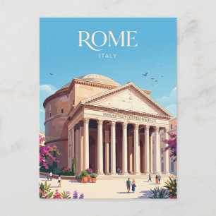 Pantheon Italien Postkarte