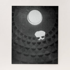 Pantheon Light Skull Rom Italien Schwarz-Weiß