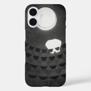 Pantheon Light Skull Rom Italien Schwarz-Weiß iPhone 16 Hülle