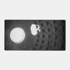 Pantheon Light Skull Rom Italien Schwarz-Weiß Schreibtischunterlage