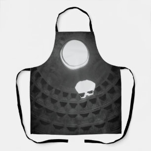 Pantheon Light Skull Rom Italien Schwarz-Weiß Schürze