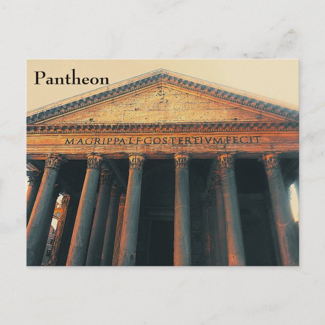 Pantheon Postcard Postkarte (Vorderseite)