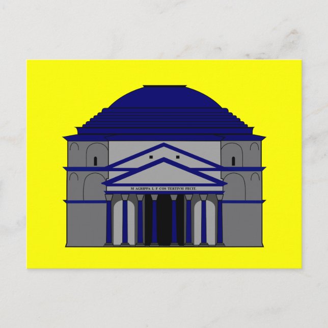 Pantheon, Rom Inspiration Postkarte (Vorderseite)
