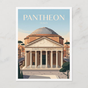 Pantheon Rom Italien Postkarte