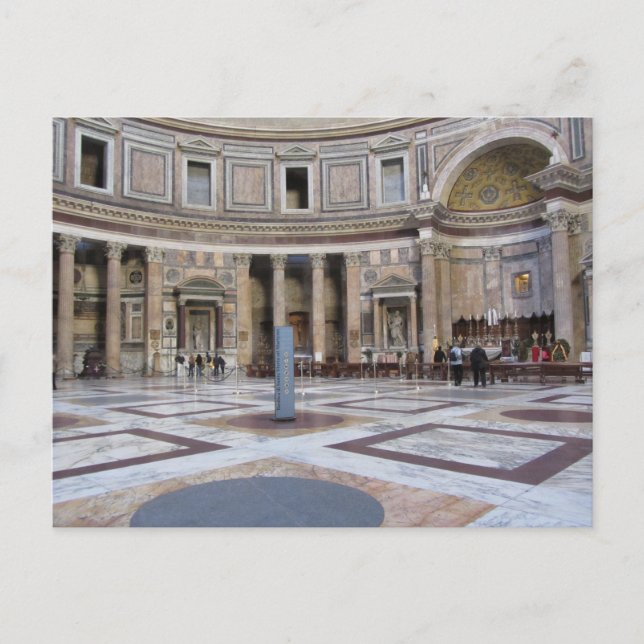 Pantheon, Rom, Italien Postkarte (Vorderseite)