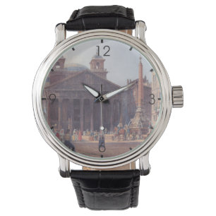 Pantheon und Piazza della Rotonda in Rom, Italien Armbanduhr