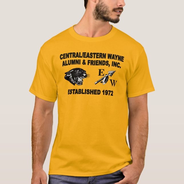 Panther and Trending EW Gold T-Shirt (Vorderseite)