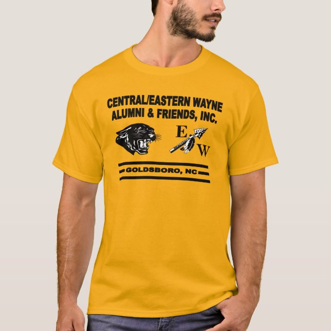 Panther and Trending EW Gold T-Shirt (Vorderseite)